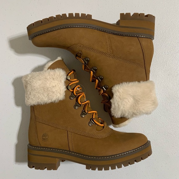 Timberland Courmayeur Valley Waterproof 6” w/Shearling Lining Boots-Size 9 New - Picture 9 of 13